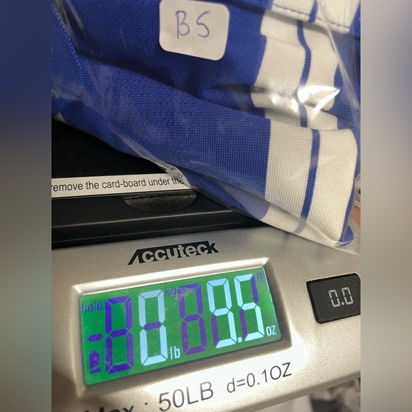 Nike Golf Dri Fit Performance Embroidered Logo Blue Striped Polo Shirt Mens XXL - Picture 8 of 8